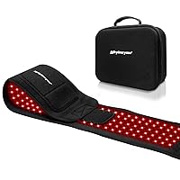Shyineyou Red Light Therapy Belt,660nm＆850nm Infrared Light Therapy Wrap,Deep Red Light Therapy for Body for Lower Back Pain Relief