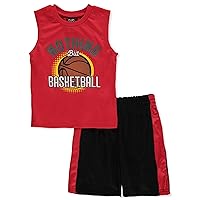 Boys' 2-Piece Basketball Shorts Set Outfit