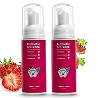 Fluoride Free Foam Kids Toothpaste - ELOTAME 2 Pack Natural Teeth Clean and Whitening Toothpaste with Strawberry Mint Flavor, Organic Travel Toothpaste for Adult & Toddler