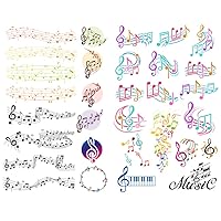 Cute Music Note Decoration Album Planner Stickers Scrapbooking Diary Sticky Paper Flakes (PK692)