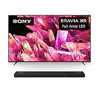 Sony 75 Inch 4K Ultra HD TV X90K Series: BRAVIA XR Full Array LED Smart Google TV, XR75X90K- 2022 Model w/HT-A5000 5.1.2ch Dolby Atmos Sound Bar Surround Sound Home Theater