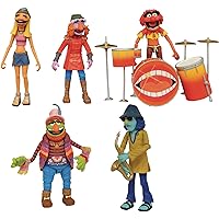 SDCC 2020 Muppets: Dr. Teeth, Zoot, Animal, Floyd Pepper, Janice Action Figure Set