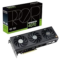 ASUS ProArt GeForce RTX™ 4070 OC Edition 12GB GDDR6X Graphics Card (PCIe 4.0, 12GB GDDR6X, DLSS 3, HDMI 2.1, DisplayPort 1.4a)