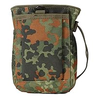 Outdoor Sports Airsoft Gear Molle Combat Hiking Bag Vest Accessory Camouflage Recycle Pack Tactical Dump Pouch - German Flecktarn