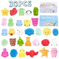 Cuotoy 18PCS Mochi Squishy Toys, Mini Kawaii Dinosaur Squishies Soft Fidget  Toys Stress Squeeze Toys Party Bags Filler for Boys Girls Birthday Gifts…