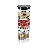 King Palm Mini Size Cones - (20 Rolls Total) - Natural Pre Roll Palm Leafs - All Natural Cones - Corn Husk Filter - Organic Pre Rolled Cones