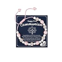 First Communion Baptism Gifts for Girl, Easter Confirmation Gifts for Girls, Fits 4-9