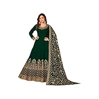 Indian Georgette Diwali Festival Heavy Dupatta Anarkalii Stitched Dress sh2