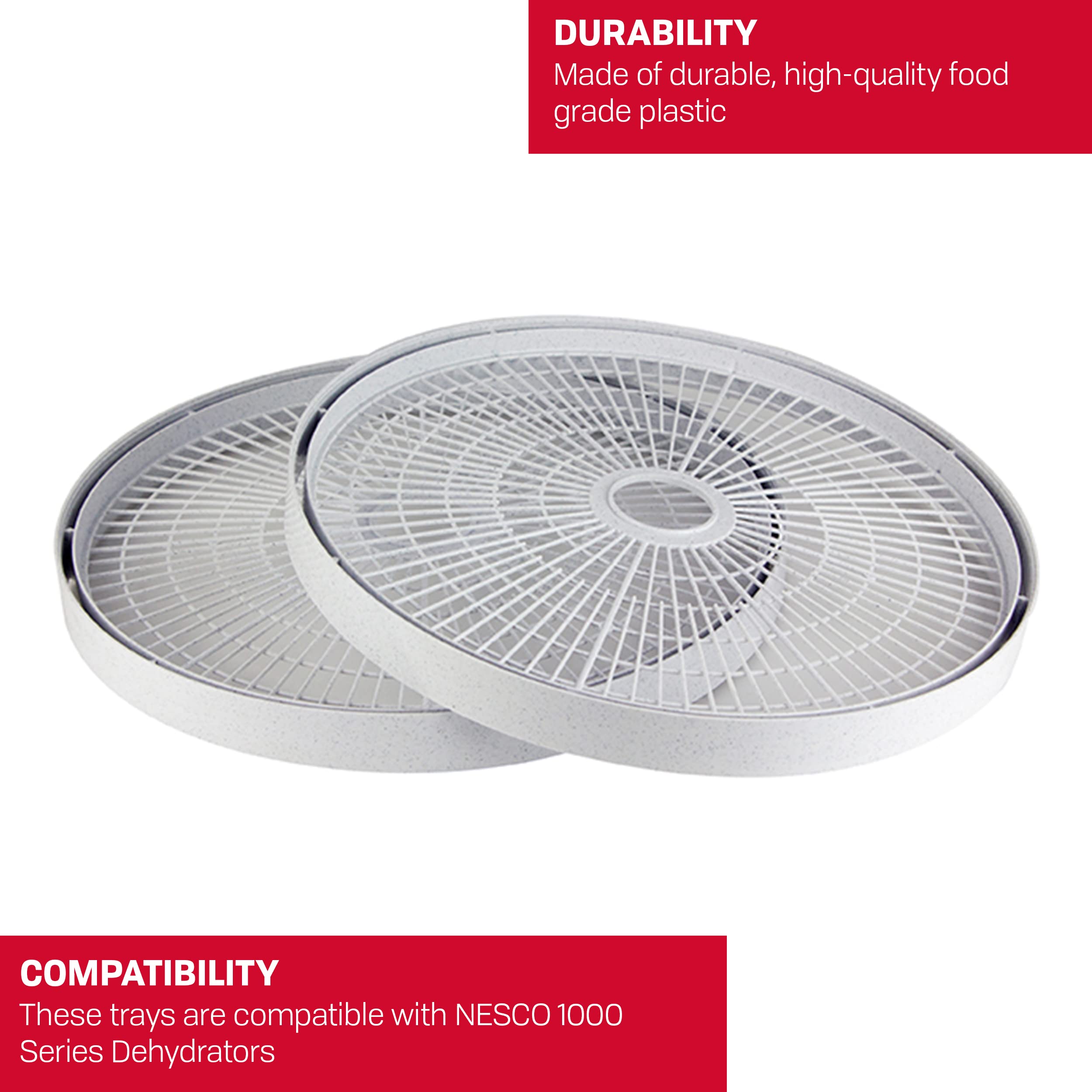 NESCO TR-2 White Plastic Round 15 1/2