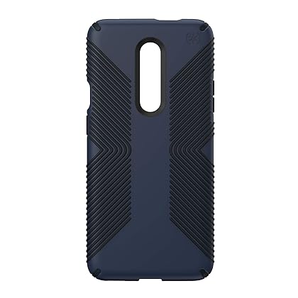 Speck Products Presidio Grip OnePlus 7 pro Case, Eclipse Blue/Carbon Black