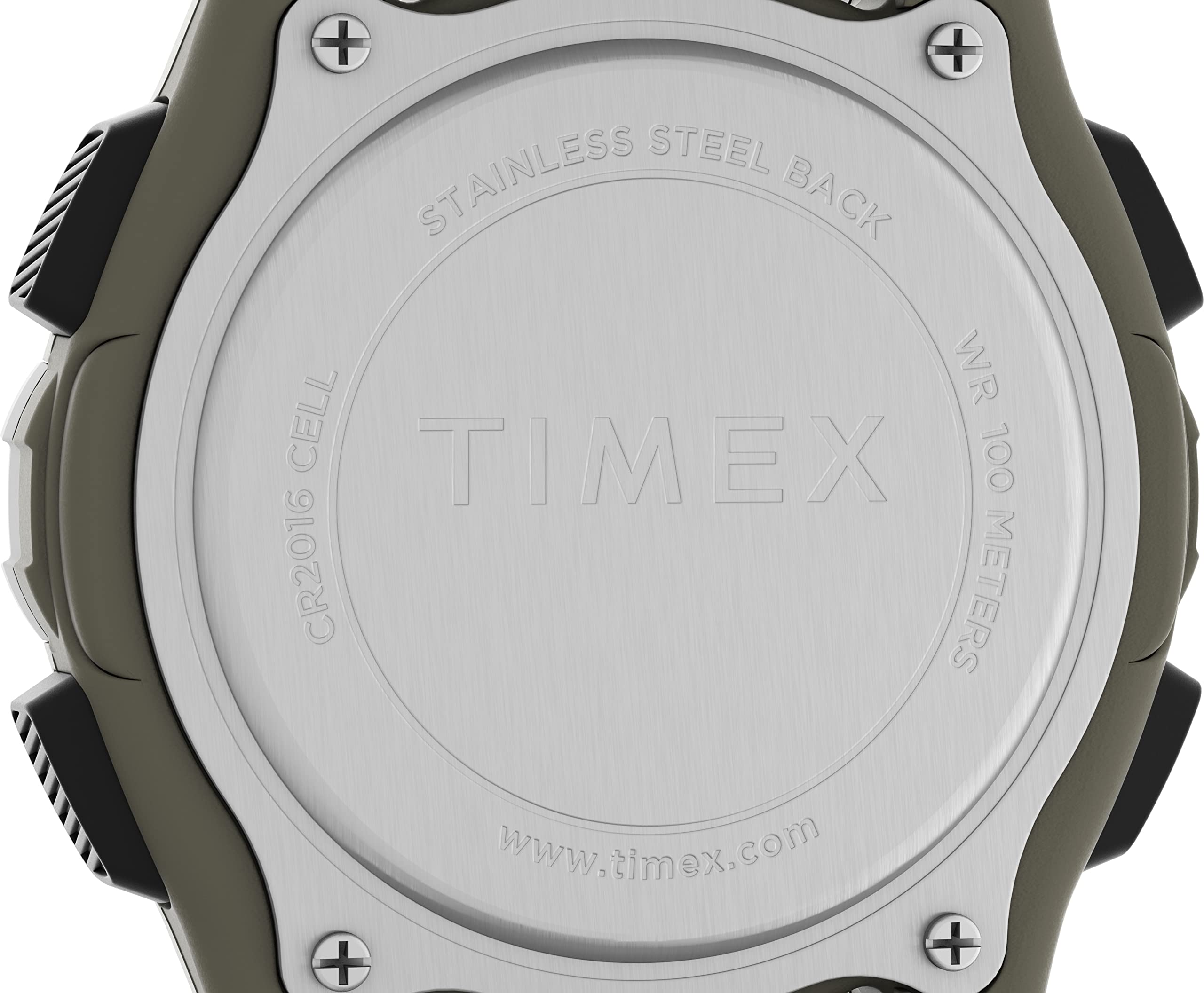 Timex Men's Expedition 41mm Watch - Black Strap Digital Dial Green Case