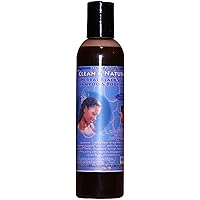 Clean & Natural Herbal Black Soap Shampoo & Body Wash - Lime-Tea Tree 8 oz.