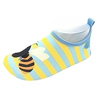Children Thin and Breathable Swimming Shoes Water Park Cartoon Rubber Soled Beach Shoes Skin Diving Shoes Simple Shoes