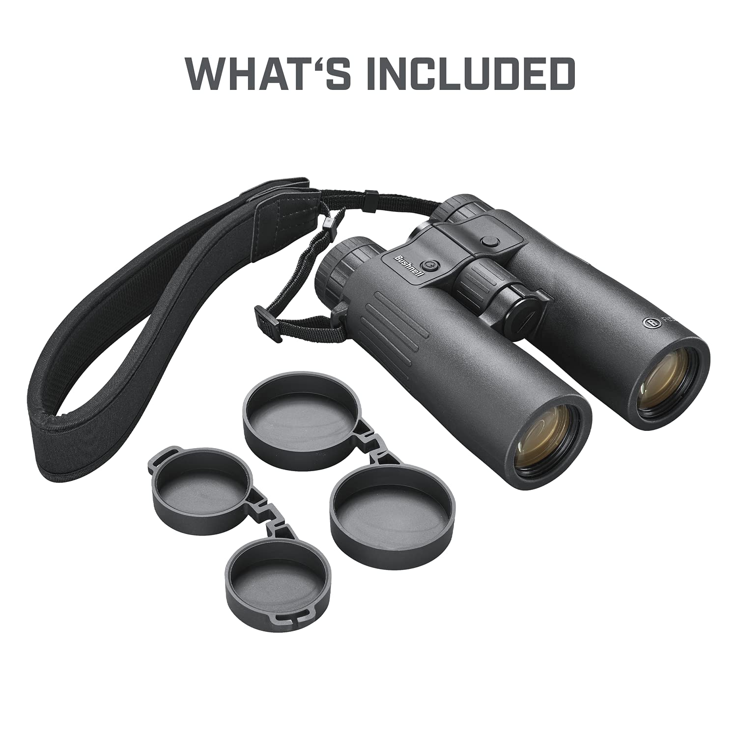 Bushnell Fusion X 10x42mm Rangefinder Binoculars, Hunting Binoculars with Built-in Rangefinder, Angle Range and Bullet Drop Compensation Modes