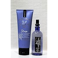 Aromatherapy - Sleep - Lavender Vanilla - Pillow Mist & Body Cream - Gift Set – New 2017