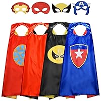 Toys for 3-10 Year Old Boys, Superhero Capes for Kids 3-10 Year Old Boy Gifts Boys Cartoon Dress up Costumes Party Supplies Easter Gifts Kids Capes Superhero Capes