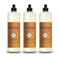 Mrs. Meyer's Clean Day's Liquid Dish Soap, Biodegradable Formula, Limited Edition Apple Cider, 16 fl. oz - Pack of 3