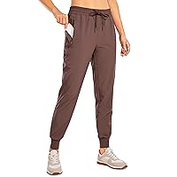 CRZ YOGA Women's Lightweight Joggers Athletic Drawstring Workout Running Pants Elastic Waist with Pockets