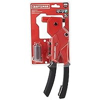 Arrow RT200MKIT Headless One-Handed Rivet Tool Kit, Manual Riveter Set for Metal, Fabric, Leather, and Auto Repair, Uses 1/8-Inch, 5/32-Inch, 3/16