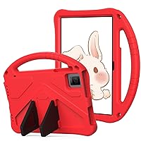 Kids Case for Revvl Tab 5g Tablet Case, Children Friendly EVA Foam Protective Stand Handle Cover for T-Mobile REVVL Tab 5G (2023) 10.36 Inch Tablet - Red