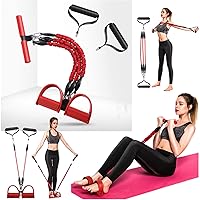 Elastic Yoga Pedal Stretch Rope Functional Resistance Band - Portable Fitness Equipment Multifunctional Slimming Exercise at Home Fitness Equipment