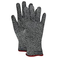 MAGID CutMaster XKS200 Yarn Glove, Knit Wrist Cuff, Size 9 (12 Pair)