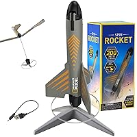 Rocket Launcher for Kids 8+,Rocket Launcher for Kids Rocket Toy Self-Launching Motorized Rocket Toy with Safe Landing, Model Rocket for Boys and Girls Gifts