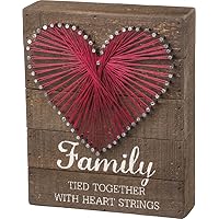 String Art Box Sign, Family is Tied Together