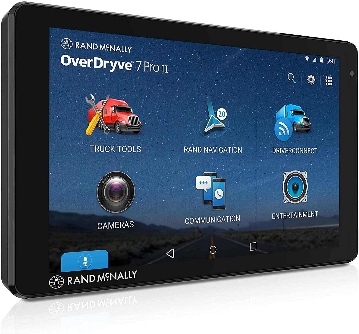 Rand McNally OverDryve 7 Pro Gen 2, 7-inch GPS Truck Tablet, Easy-to-Read Display, Dash Cam, Custom Routing, and Satellite Radio (OD7PROII) (Renewed)