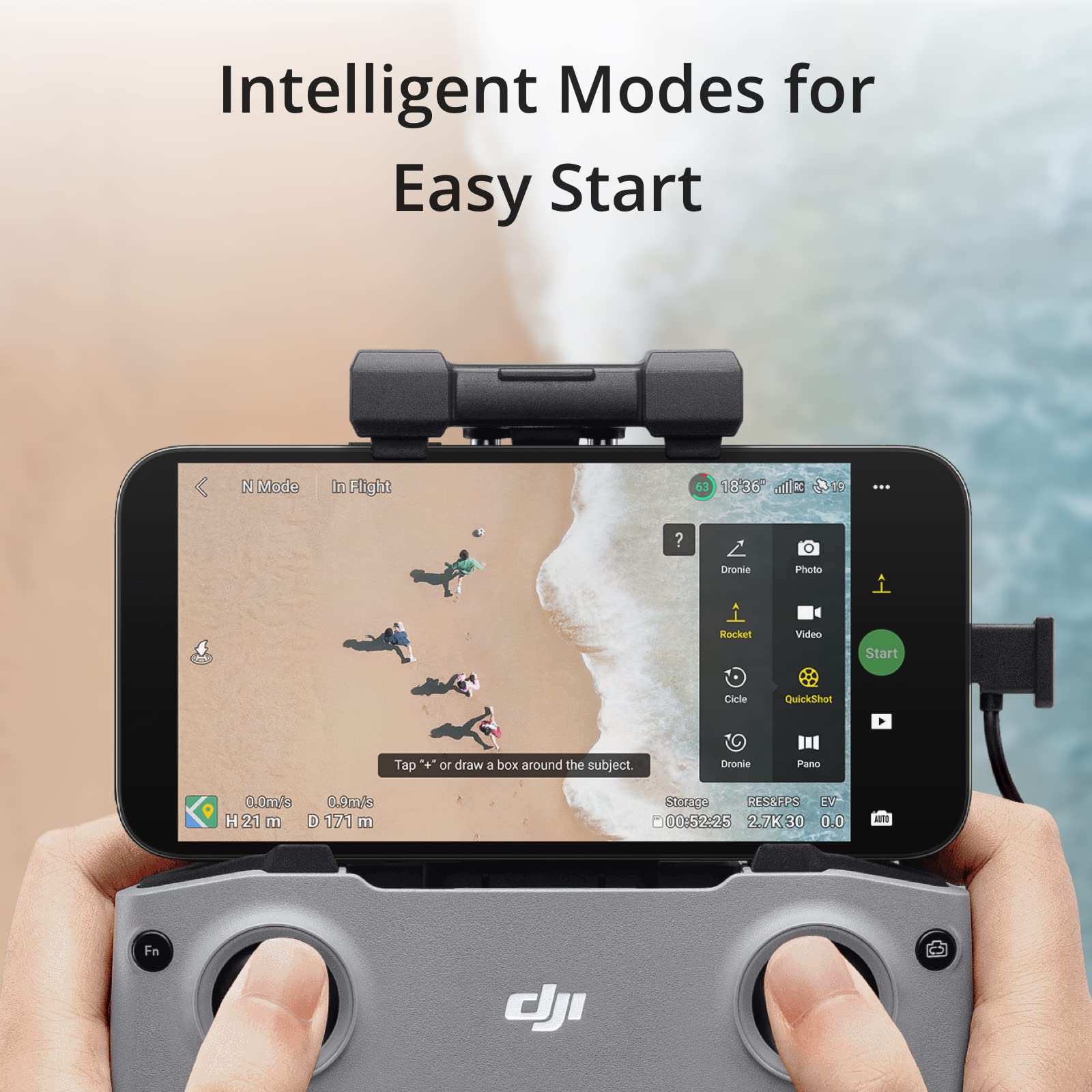 DJI Mini 2 SE, Lightweight and Foldable Mini Drone with QHD Video, 10km Video Transmission, 31-min Flight Time, Under 249 g, Return to Home, Automatic Pro Shots, Drone with Camera for Beginners