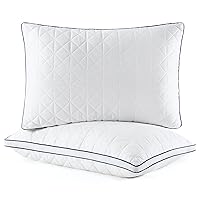 BedStory King Size Pillows Set of 2,Cooling Pillows with Mesh Design-Premium Soft Down Alternative Fill Supportive for Back, Stomach or Side Sleepers,Fluffy Pillows for Bed with Down Alternative
