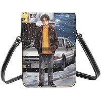 Kleidung Anime Initial D Small Cell Phone Purse Fashion Mini With Strap Adjustable Handba For Women Female