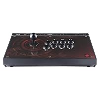 The Authentic EGO Arcade Fight Stick for PS4, Xbox One, Nintendo Switch and PC (Windows Direct and X-Input),Black