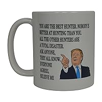 Rogue River Tactical Funny Best Hunter Donald Trump Coffee Mug Novelty Cup Gift Idea Hunting Hunt
