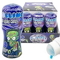 Fusion Select Halloween Liquid Rolling Candy - Pack of 12 Blueberry Fruit Flavored Sour Candy Liquid - Fun Novelty Roll On Candy Treats For Parties, Gifts, Trick or Treat, Goodie Bags, Snacks - 40ml