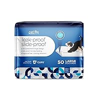Leak-Proof, Slide-Proof Large Puppy Pads | Dog Pads| Training Pads | Super Absorbent | Bleach & Dye Free | Made in the USA | 22