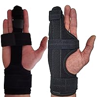 ARMSTRONG AMERICA Metacarpal Finger Splint Hand Brace (Right Lar) + Trigger Finger Splint (Lar)
