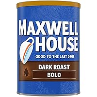 Maxwell House Dark Roast Ground Coffee (10.5 oz Canister)