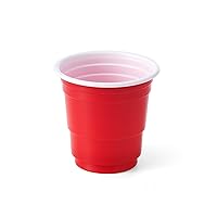Houdini Shot Glasses, 20 Count (Pack of 1), Red