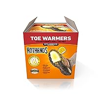 Toe Warmers - Long Lasting, Odorless, Air Activated - Up to 8 Hours of Heat - 20 Pair