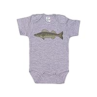 Baby Fishing Onesie/Walleye/Unisex Baby Bodysuit