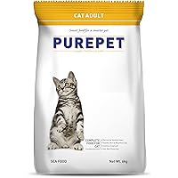 Sea Food Adult Cat Food, Taurine for Healthy Heart, Healthy Skin and Beautiful Coat, Suitable for ‎All Breed Sizes, ‎allergen-Free - (6 Kg/211.6 Ounce)