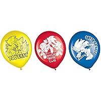 Sonic Assorted Color Latex Balloon - 12