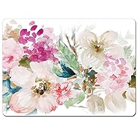 Fragrant Spring Premium Decorative Hardboard Cork Back Placemats 4 Pack Manufactured in The USA Elegant Heat Tolerant Easily Wipes Clean