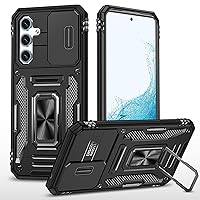 Designed for Samsung Galaxy A34 5G Phone Case TPU PC Shockproof Case Cover Push Window Bracket Mobile Phone Multi-Functional Anti-Fall Case Cover 6.6