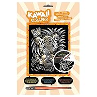 Sequin Art Kawaii Artfoil Tiger Kit, Gold