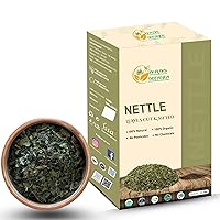 Nettle Leaf for Tea Cut and Sifted for Nourishing Herbal Tea, Smoothies Infusions, Stinging Nettle Leaf Ortiga Wellness Supplement Vegan Non GMO 5.29 oz