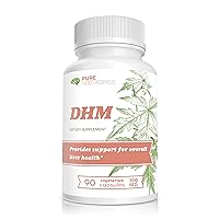 Pure Nootropics Dihydromyricetin (DHM) 300 mg Capsules | Hovenia Dulcis Extract | 90 Veg Cap Value Pack | Support Liver Health | After Alcohol Support | Party Smart