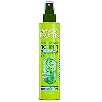 Fructis Pure Moisture 10-in-1 Spray for Dry Hair and Scalp, Hyaluronic Acid, 8.1 Fl Oz, 1 Count (Packaging May Vary)