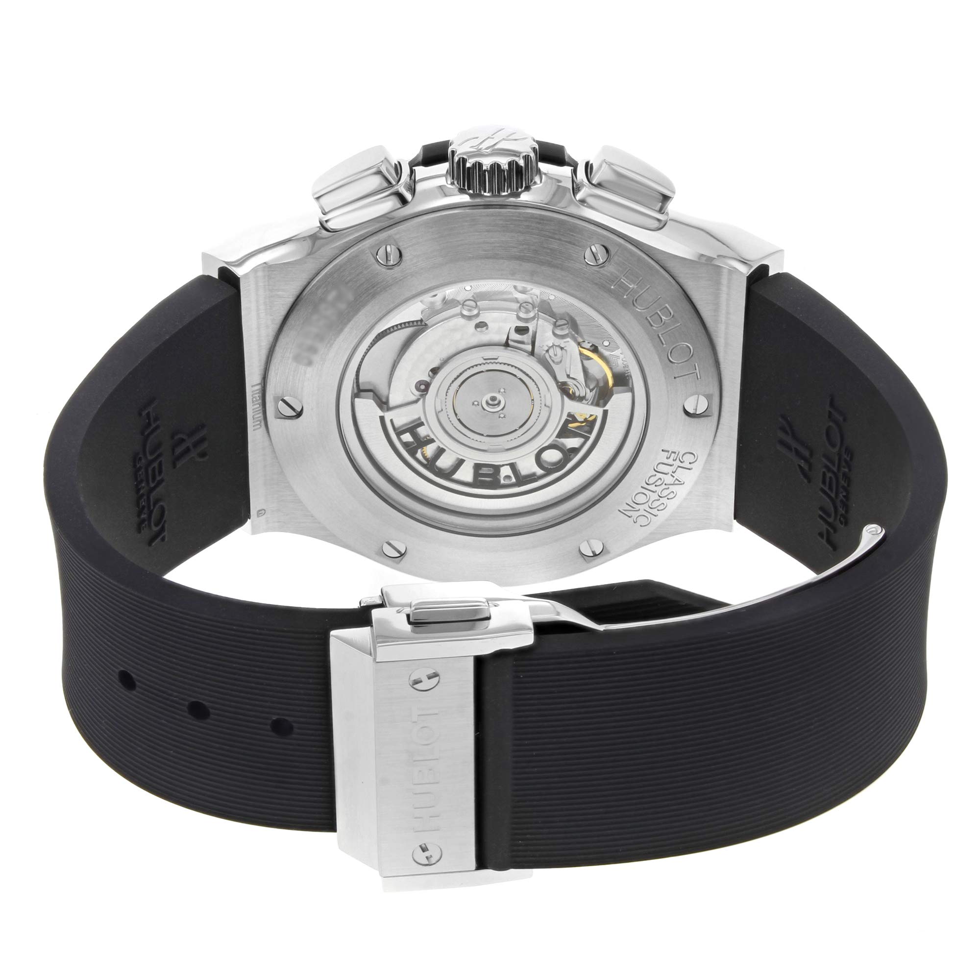 Hublot Classic Fusion Black Dial Chronograph Mens Automatic Watch 521.NX.1171.RX